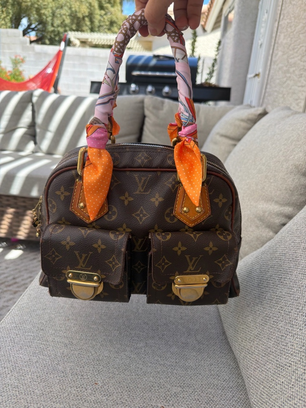 Louis Vuitton Brown Monogram Manhatten